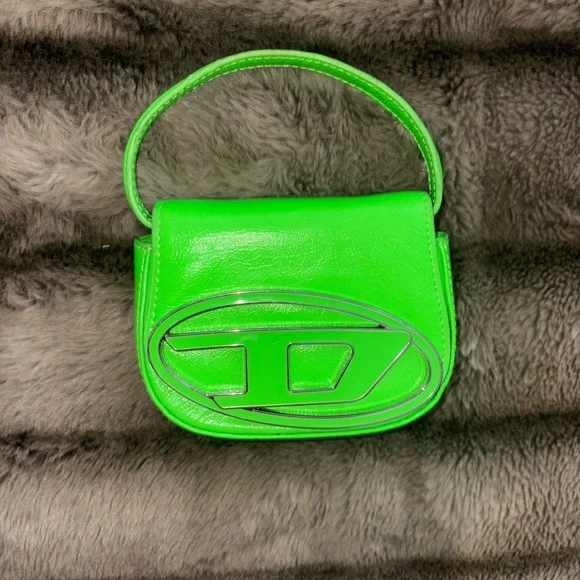 Diesel Neon Green Mini Bag - Picture 2 of 4